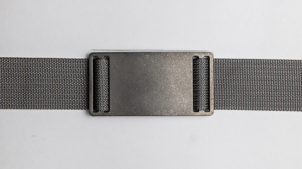 SnapTi Titanium Buckle & Belt (Adapts to waist sizes from 28 to 42 inches)