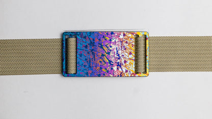 SnapTi Titanium Buckle & Belt (Adapts to waist sizes from 28 to 42 inches)